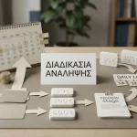Διάγραμμα ροής με ποσά ανάληψης, ημερήσια όρια και στάδια ελέγχου πληρωμής